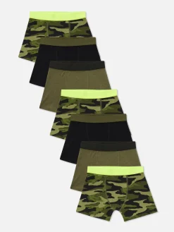 Enfant Primark Sous-Vêtement|Lot De 7 Boxers Camouflage