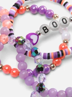 Enfant Primark Déguisements Halloween Pour Enfants|Accessoires Halloween|Lot De 5 Bracelets Ornés De Perles Halloween