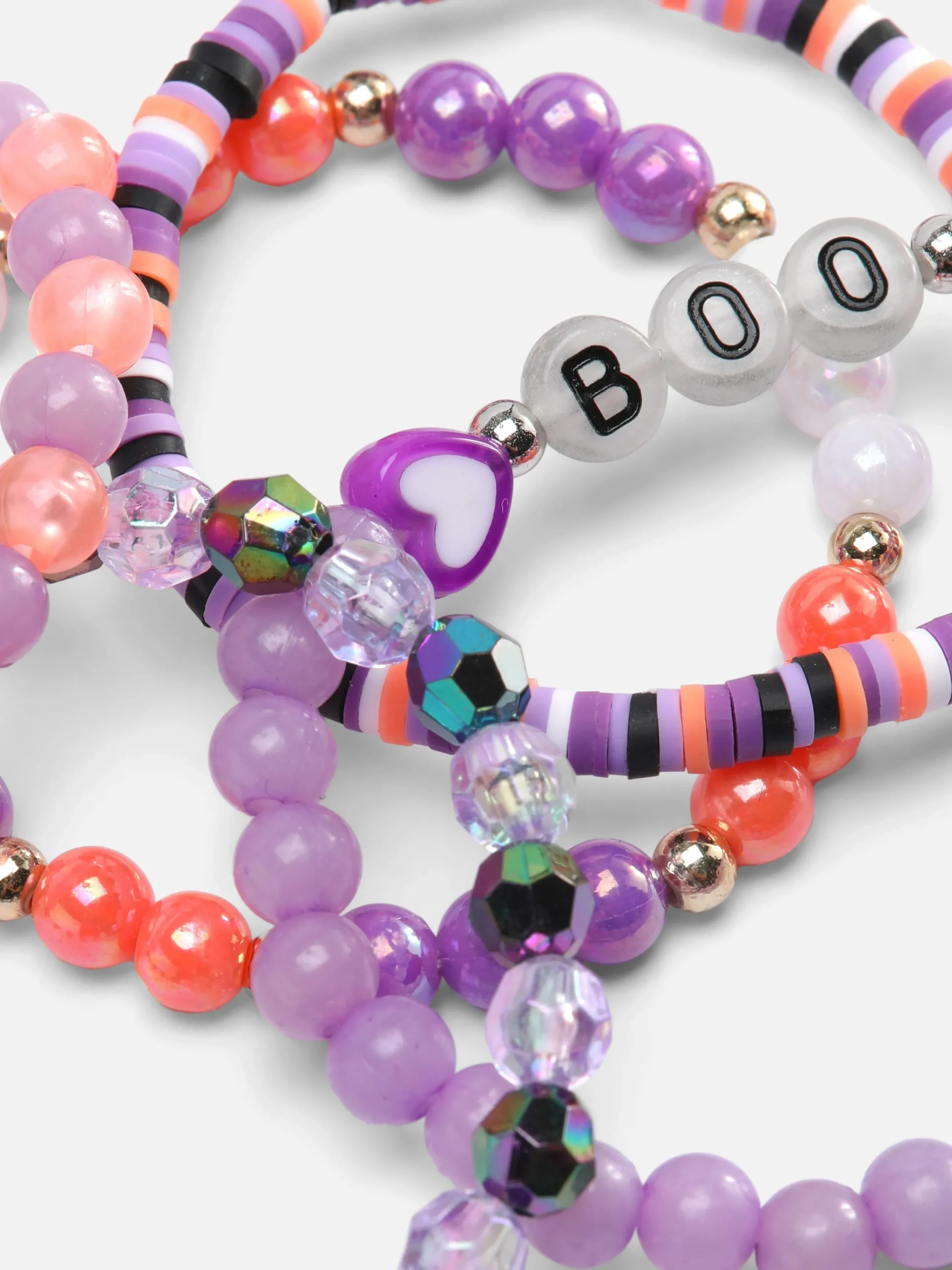 Enfant Primark Déguisements Halloween Pour Enfants|Accessoires Halloween|Lot De 5 Bracelets Ornés De Perles Halloween