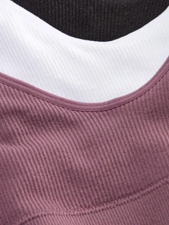 Femme Primark Soutiens-Gorge|Lot De 3 Brassières Caraco Courtes Sans Couture