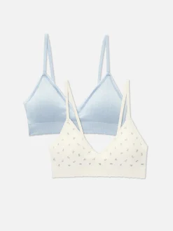 Femme Primark Soutiens-Gorge|Lot De 2 Brassières Triangle Sans Coutures
