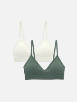 Femme Primark Soutiens-Gorge|Lot De 2 Brassières Triangle Sans Coutures