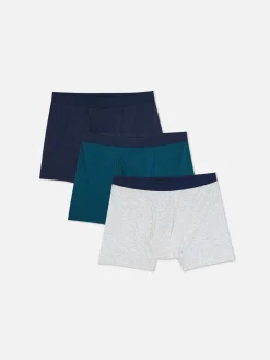 Homme Primark Sous-Vêtements|Lot De 3 Caleçons Variés En Coton Mélangé