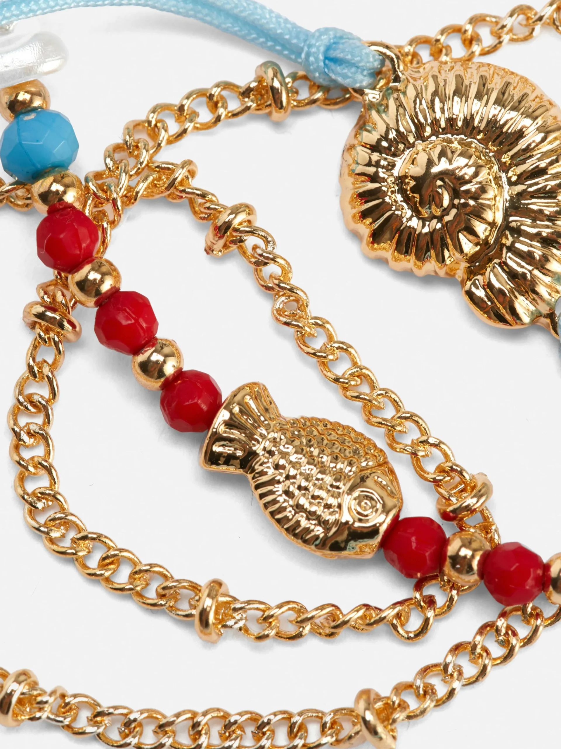 Femme Primark Bijoux|Lot De 3 Chaînes De Cheville à Breloques Coquillage