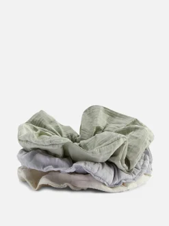 Femme Primark Accessoires Cheveux|Lot De 3 Chouchous Texturés