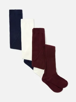Enfant Primark Chaussettes Et Collants|Lot De 3 Collants Côtelés Essential