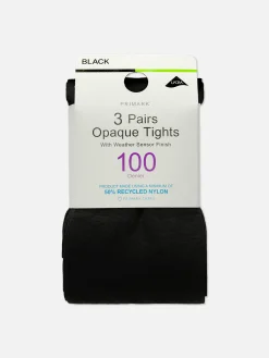 Femme Primark Collants|Lot De 3 Collants Opaques 100 Deniers