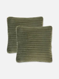 Primark Coussins Et Housses De Coussins|Lot De 2 Coussins Côtelés