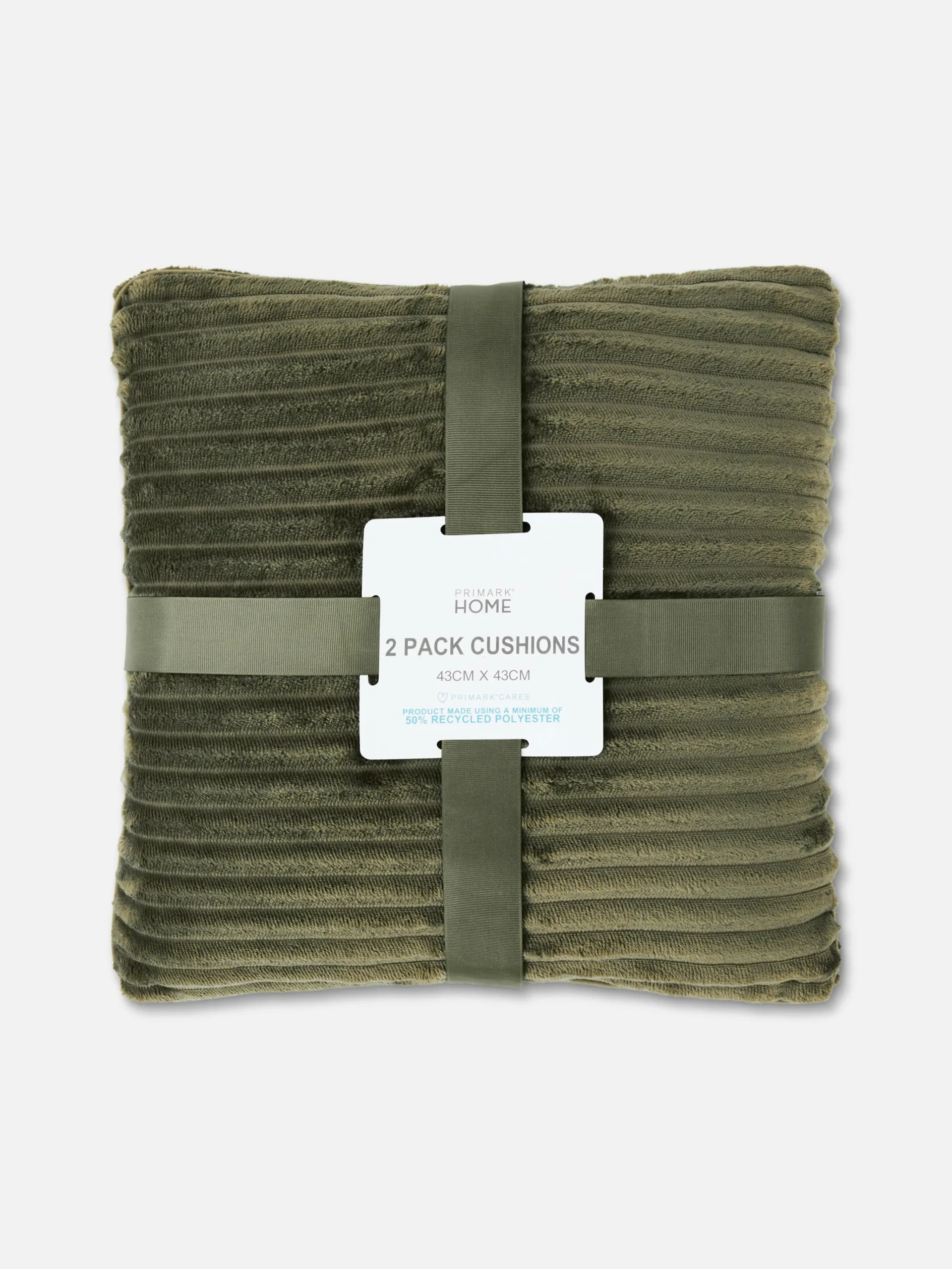 Primark Coussins Et Housses De Coussins|Lot De 2 Coussins Côtelés