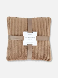 Primark Coussins Et Housses De Coussins|Lot De 2 Coussins Côtelés Confortables