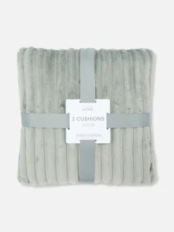 Primark Coussins Et Housses De Coussins|Lot De 2 Coussins Côtelés Confortables