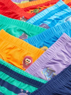 Enfant Primark Sous-Vêtement|Lot De 10 Culottes à Imprimé Monstre
