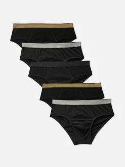 Homme Primark Sous-Vêtements|Lot De 5 Culottes à Taille Métallisée