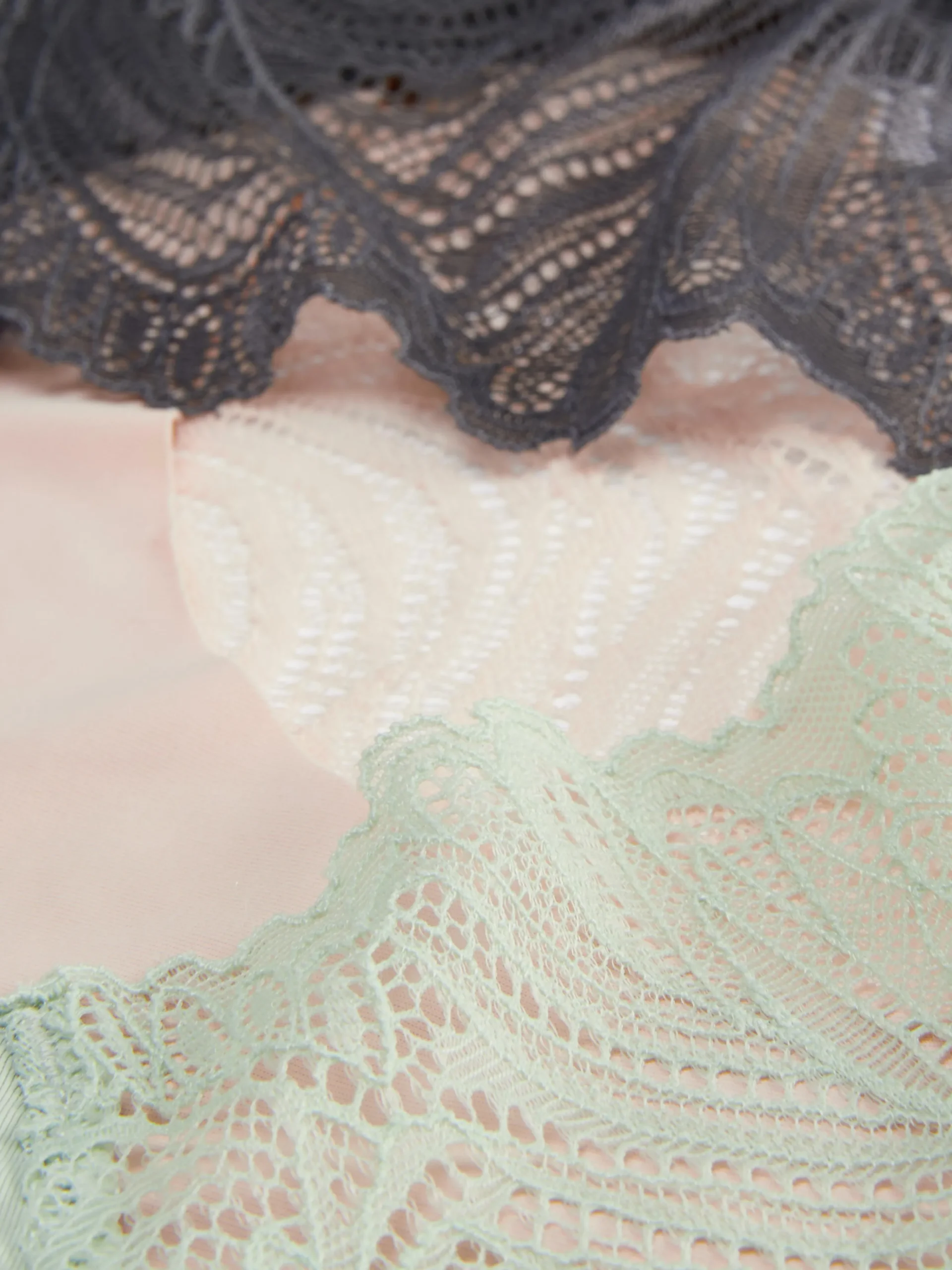 Femme Primark Culotte|Lot De 3 Culottes Brésiliennes Invisibles à Dos En Dentelle