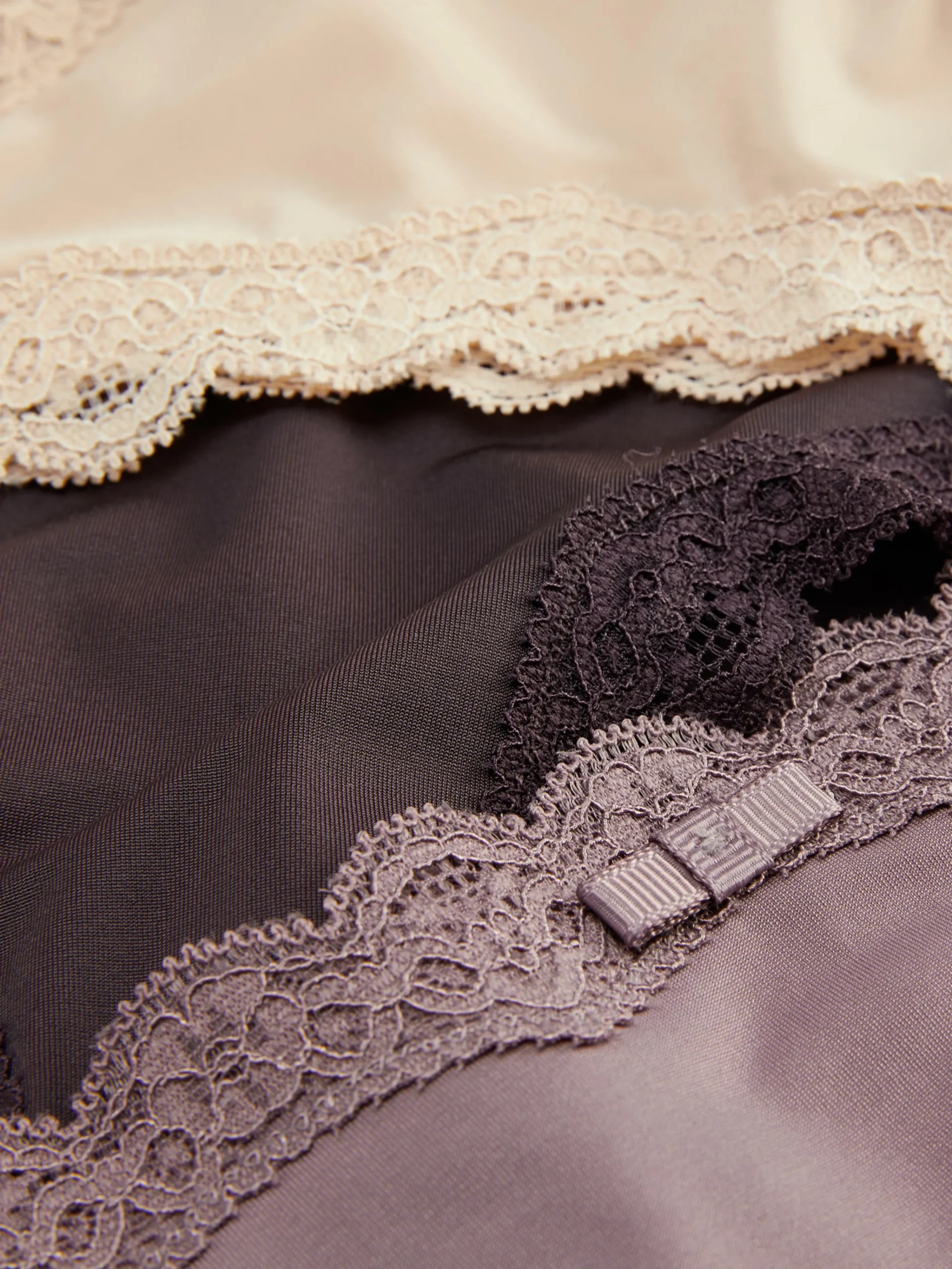 Femme Primark Culotte|Lot De 3 Culottes En Microfibre Et En Dentelle