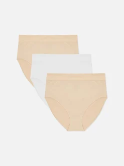 Femme Primark Culotte|Lot De 3 Culottes Hautes Et Couvrantes Sans Coutures
