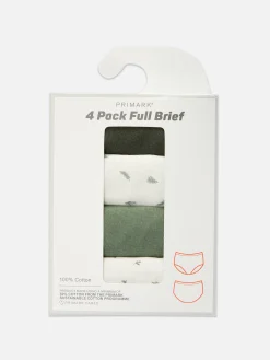 Femme Primark Culotte|Lot De 4 Culottes Hautes Pour Tous Les Jours