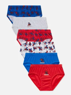Enfant Primark Sous-Vêtement|Lot De 6 Culottes Marvel Spider-Man