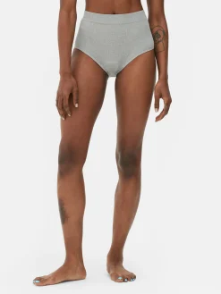 Femme Primark Culotte|Lot De 3 Culottes Menstruelles Côtelées Taille Haute