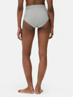 Femme Primark Culotte|Lot De 3 Culottes Menstruelles Côtelées Taille Haute