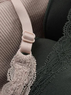 Femme Primark Soutiens-Gorge|Lot De 2 Débardeurs Courts à Finitions En Dentelle