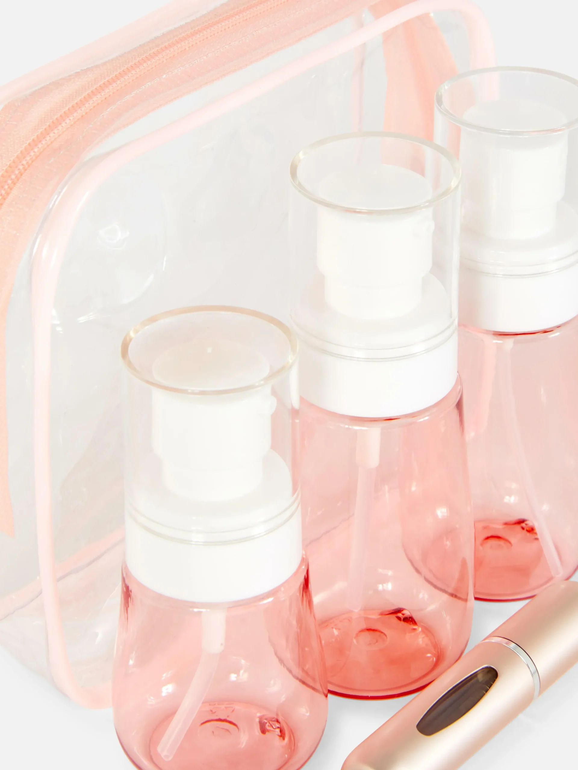 Primark Accessoires De Soins|Accessoires Voyages|Lot De 4 Flacons De Voyage