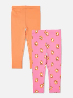 Primark Pantalons Et Leggings|Lot De 2 Leggings à Motifs Variés