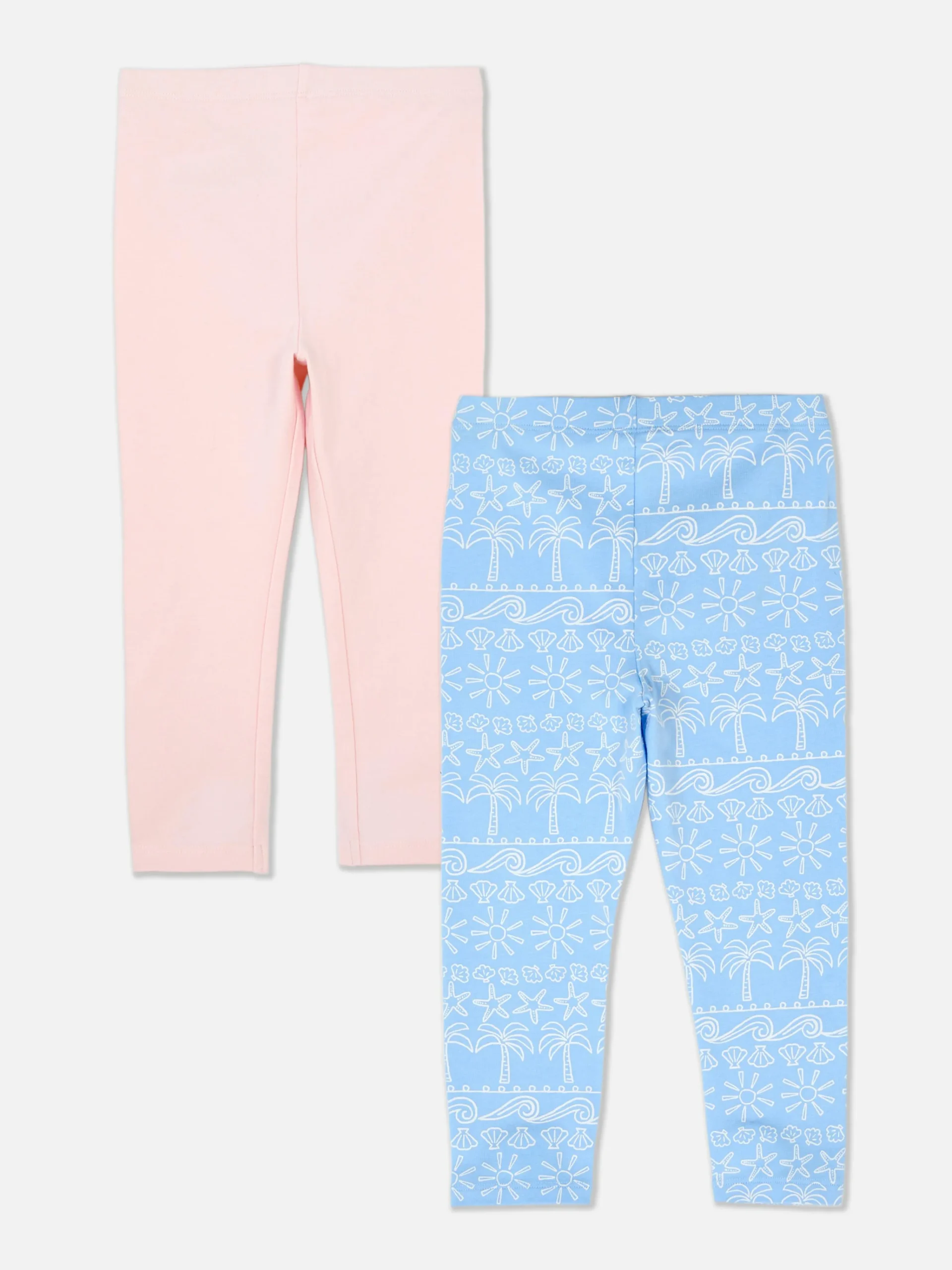 Primark Pantalons Et Leggings|Lot De 2 Leggings à Motifs Variés