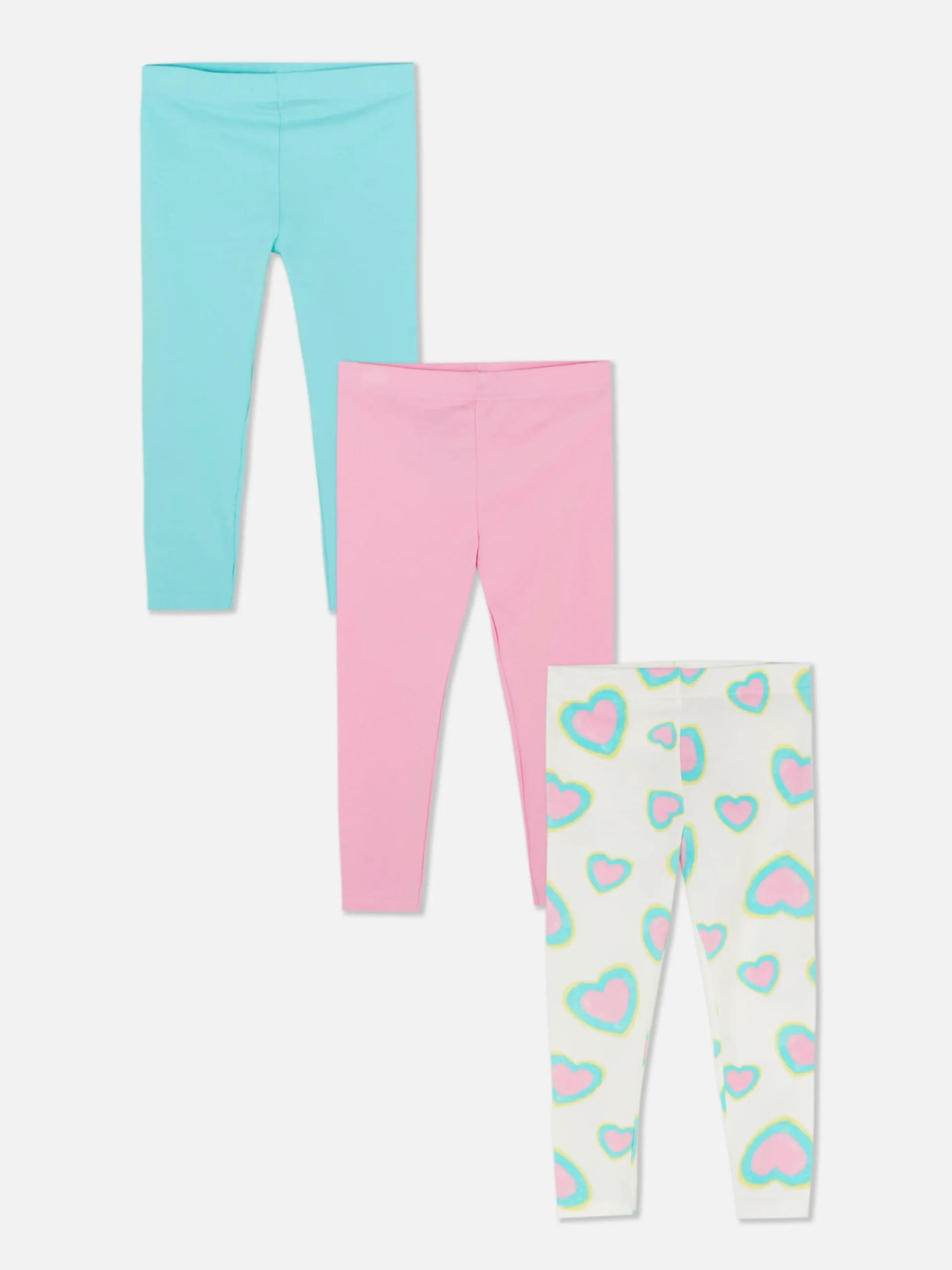 Enfant Primark Pantalons Et Leggings|Lot De 3 Leggings à Motifs Variés