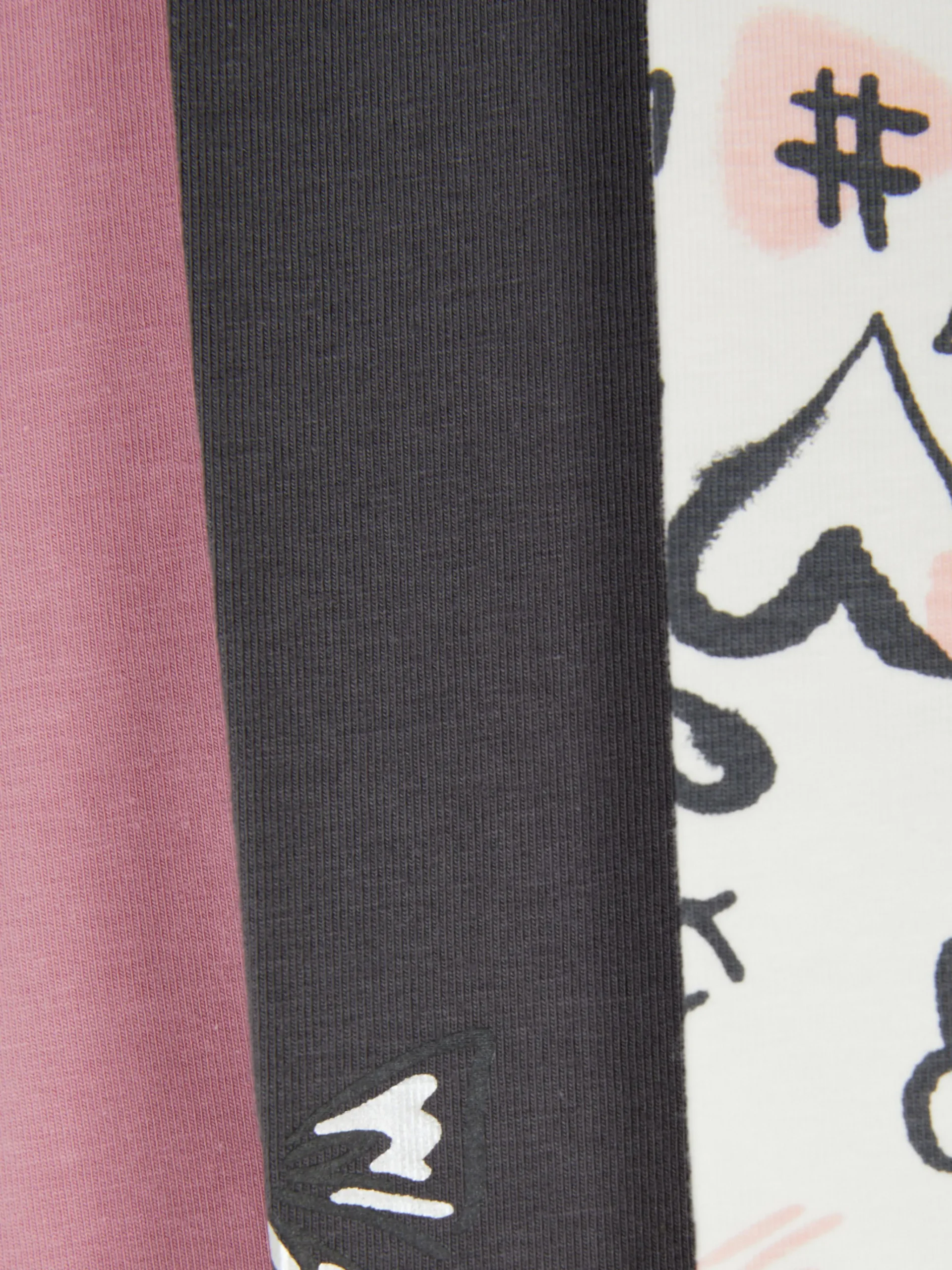 Enfant Primark Pantalons Et Leggings|Lot De 3 Leggings à Motifs Variés