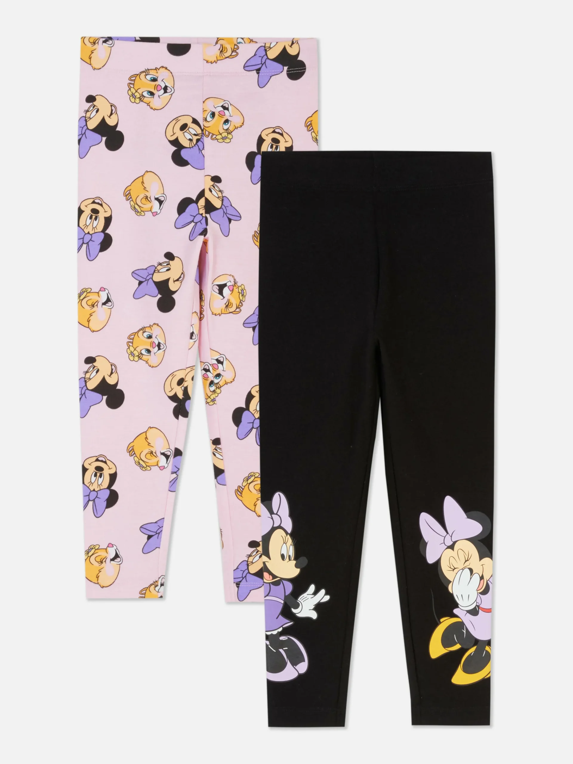 Enfant Primark Bas De Jogging|Lot De 2 Leggings Disney Minnie Mouse Et Ses Amis
