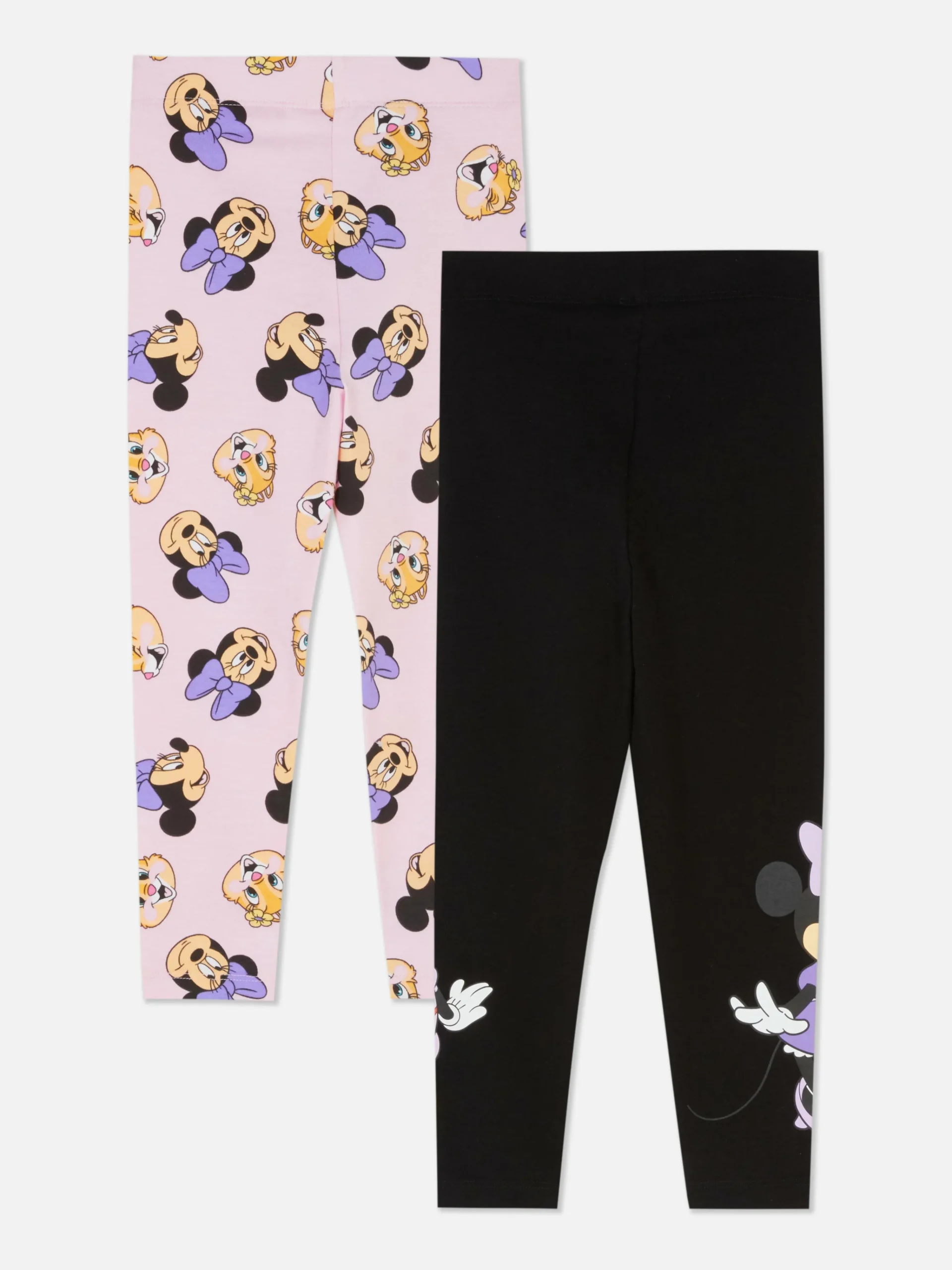 Enfant Primark Bas De Jogging|Lot De 2 Leggings Disney Minnie Mouse Et Ses Amis