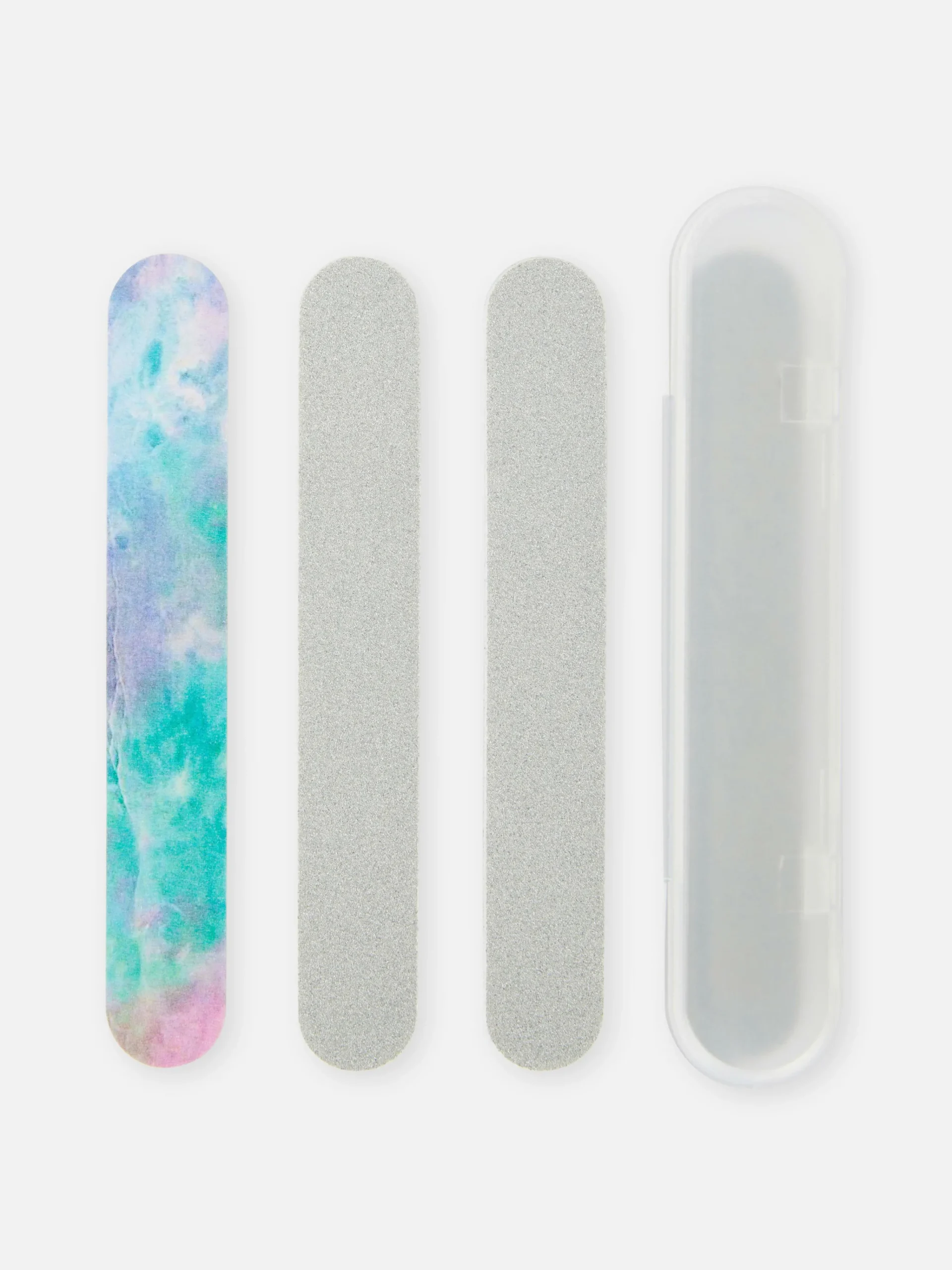 Primark Soins Des Ongles|Lot De 4 Limes à Ongles Et étuis