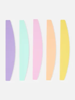 Primark Soins Des Ongles|Lot De 5 Limes à Ongles Incurvées PS