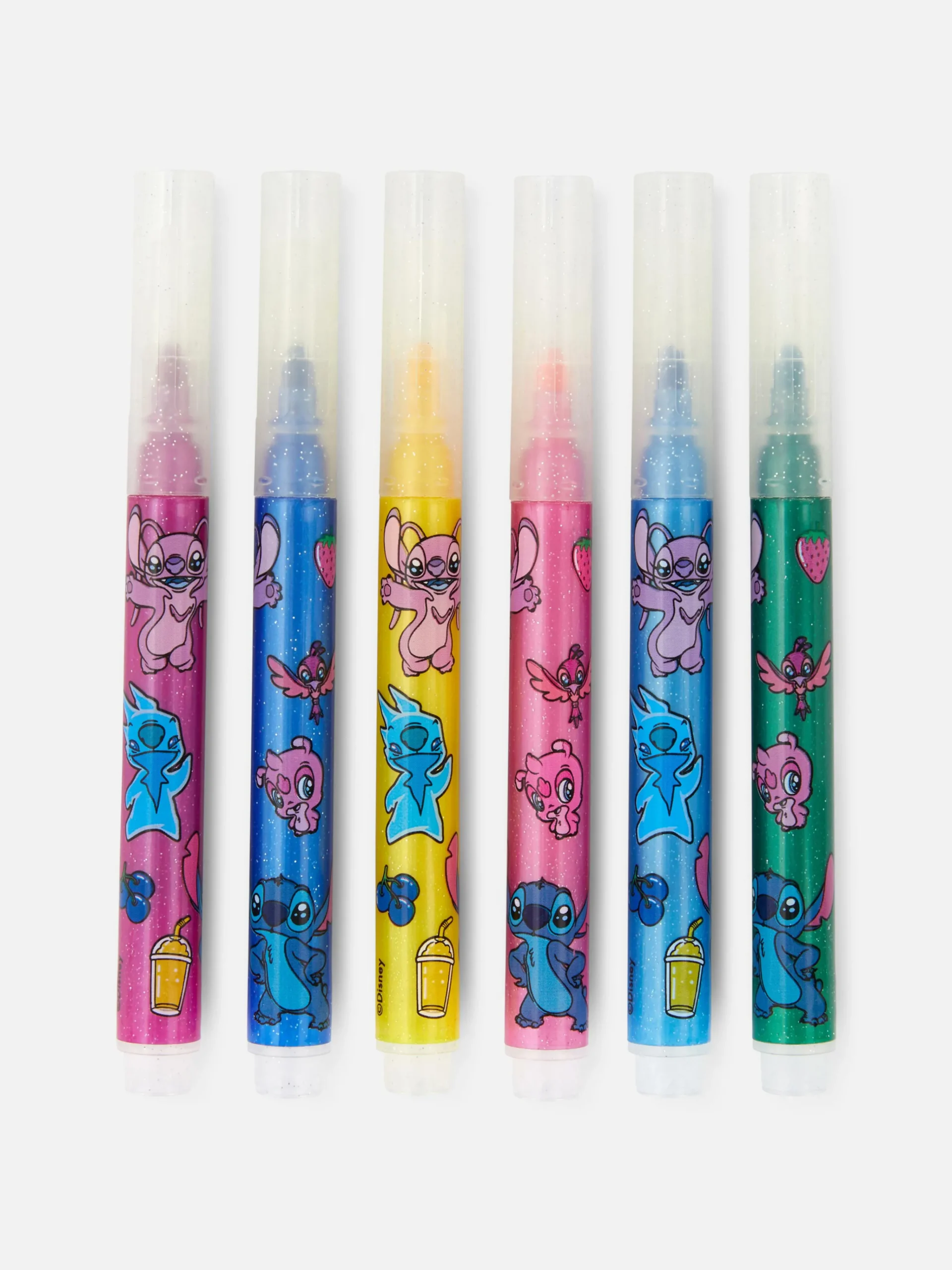 Enfant Primark Loisirs Creatifs|Lot De 6 Marqueurs à Paillettes Disney Lilo & Stitch