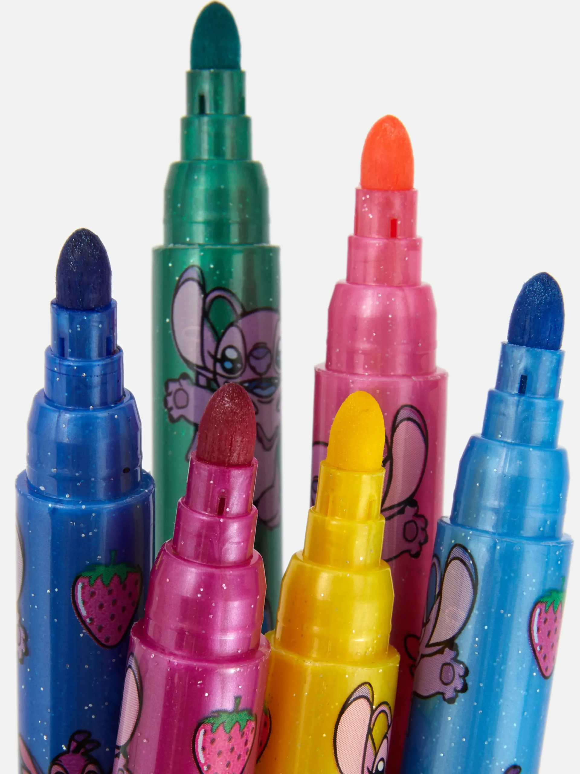 Enfant Primark Loisirs Creatifs|Lot De 6 Marqueurs à Paillettes Disney Lilo & Stitch