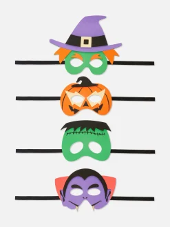 Enfant Primark Déguisements Halloween Pour Enfants|Tout Halloween|Lot De 4 Masques D'Halloween
