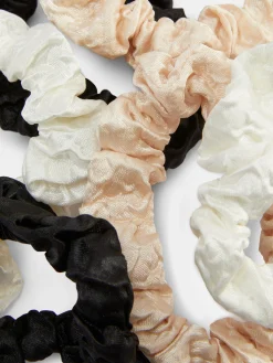 Femme Primark Accessoires Cheveux|Lot De 6 Mini Chouchous Texturés