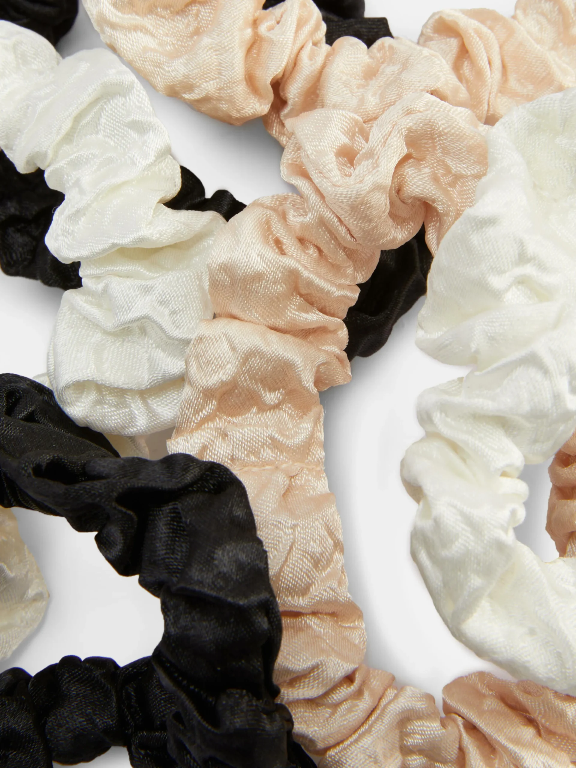 Femme Primark Accessoires Cheveux|Lot De 6 Mini Chouchous Texturés