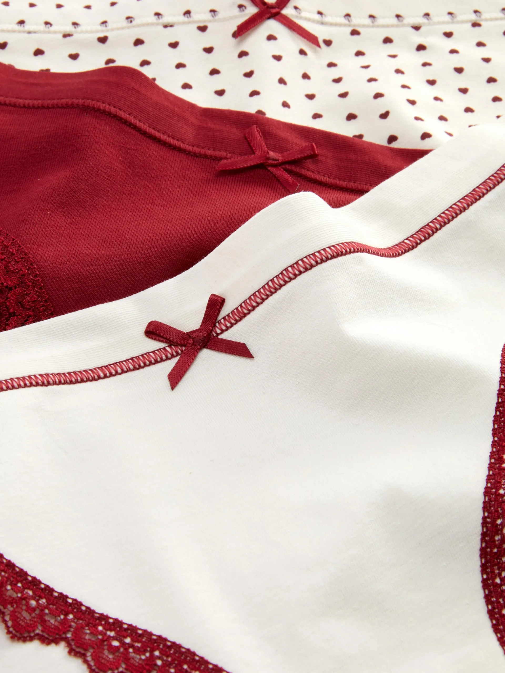 Femme Primark Culotte|Lot De 3 Mini Culottes Avec Finitions En Dentelle