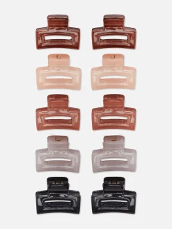 Femme Primark Accessoires Cheveux|Lot De 10 Mini Pinces Double Clip