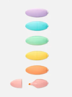 Enfant Primark Crayons De Couleur|Lot De 6 Mini Surligneurs