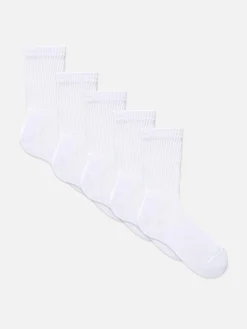 Homme Primark Chaussettes|Vêtements De Sport|Lot De 5 Paires De Chaussettes De Sport
