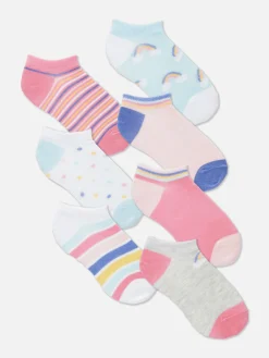 Enfant Primark Chaussettes Et Collants|Lot De 7 Paires De Chaussettes Pour Baskets