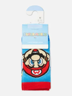 Enfant Primark Chaussettes|Lot De 3 Paires De Chaussettes Super Mario World