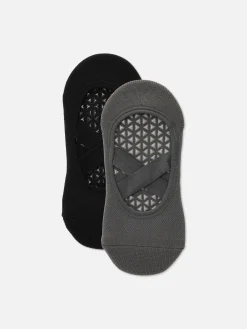 Femme Primark Chaussettes|Lot De 2 Paires De Chaussettes De Yoga