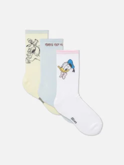 Femme Primark Chaussettes|Lot De 3 Paires De Chaussettes Disney