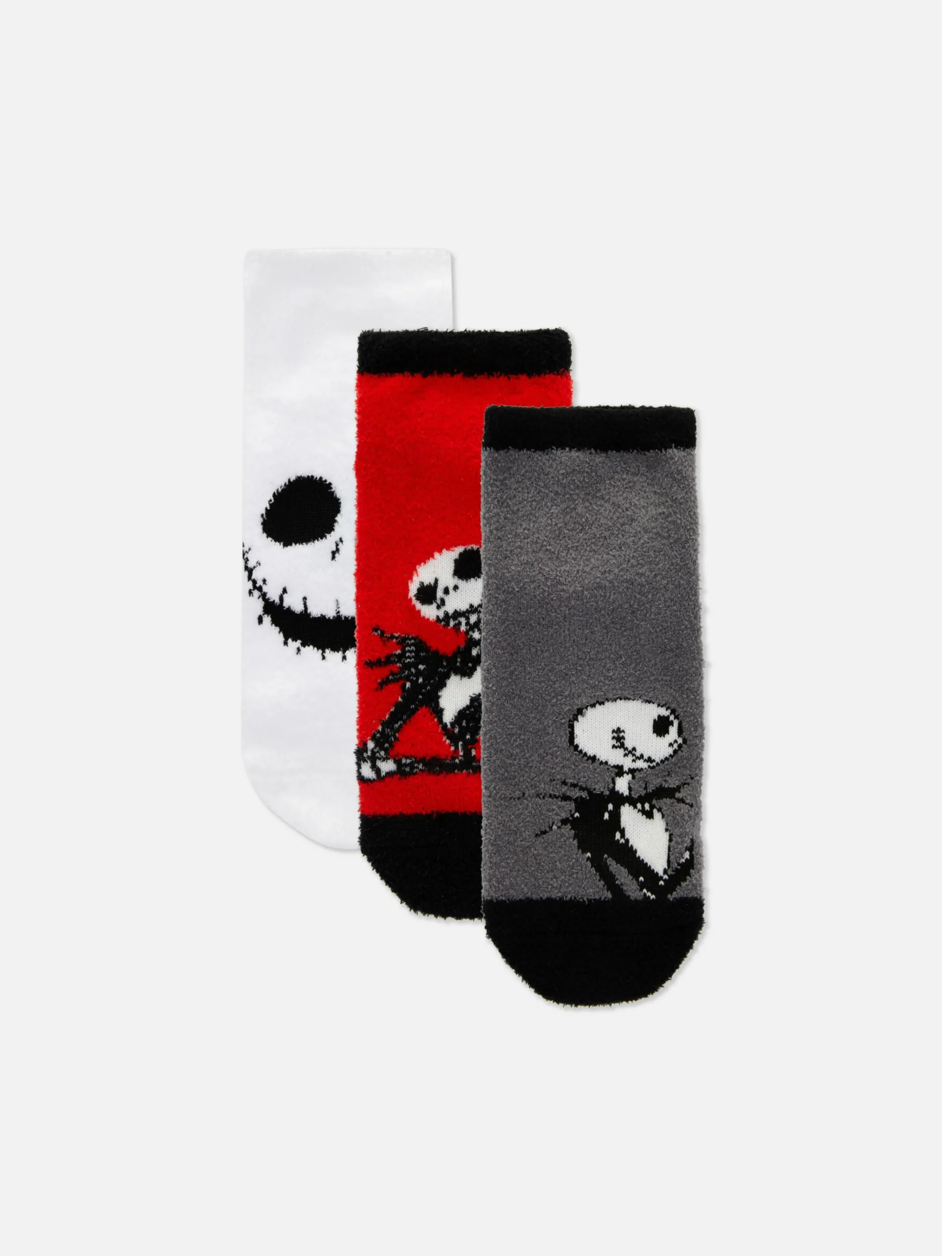 Femme Primark The Nightmare Before Christmas|Tout Halloween|Lot De 3 Paires De Chaussettes Disney L'étrange Noël De Monsieur Jack