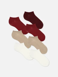 Femme Primark Chaussettes|Lot De 7 Paires De Chaussettes Colorées Pour Baskets