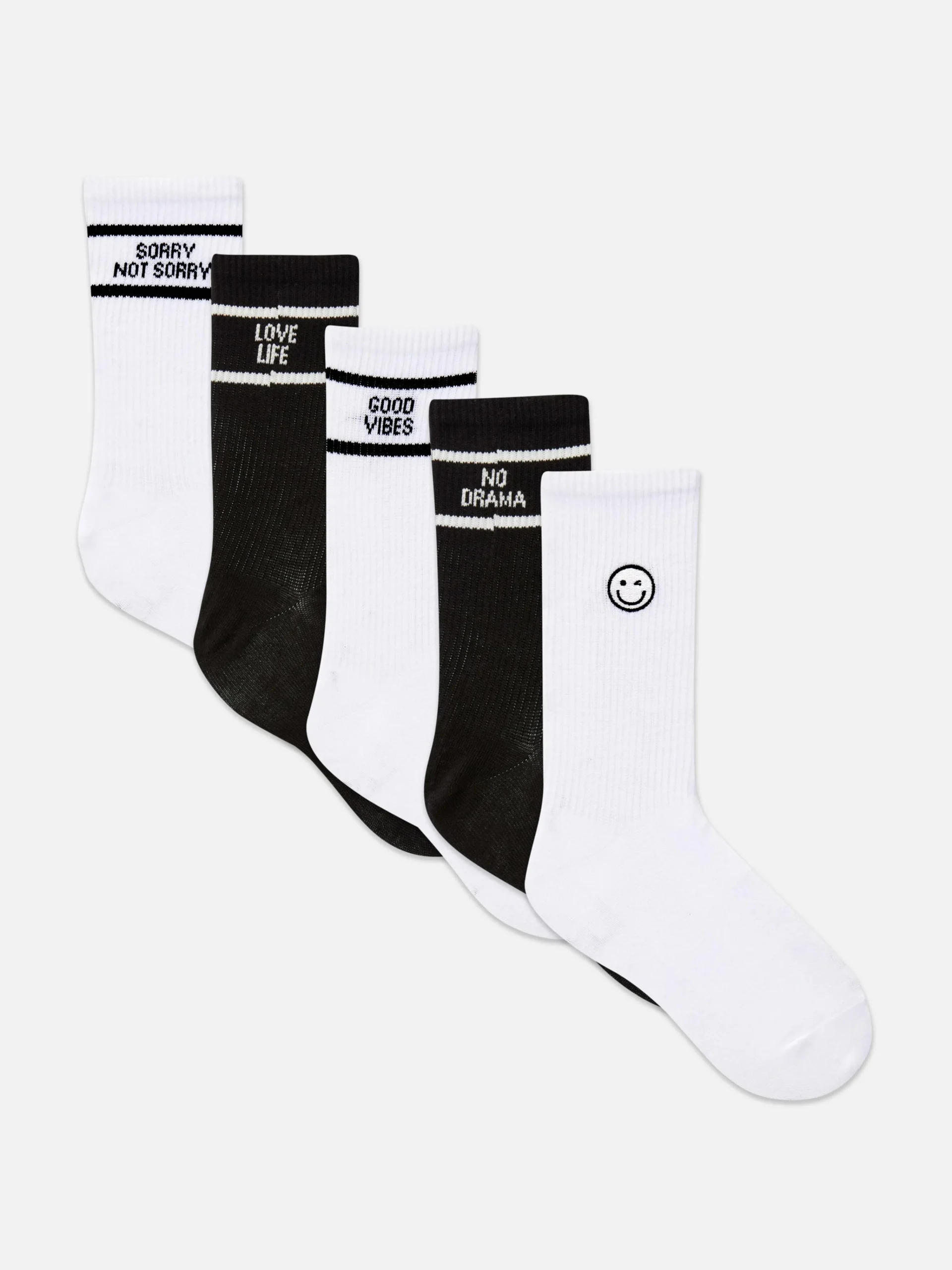 Femme Primark Chaussettes|Lot De 5 Paires De Chaussettes